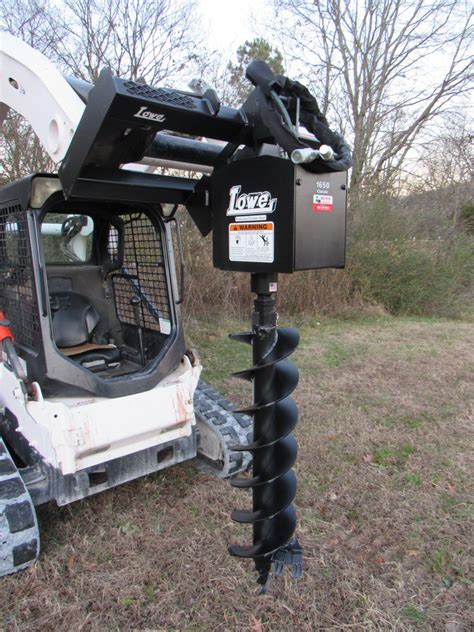 auger attachment for skid steer|used skid steer auger for sale.